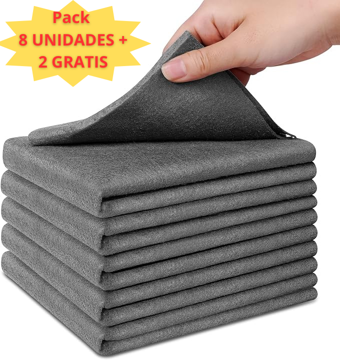 Pack 8 Paños Mágicos de Limpieza + 2 GRATIS HOY