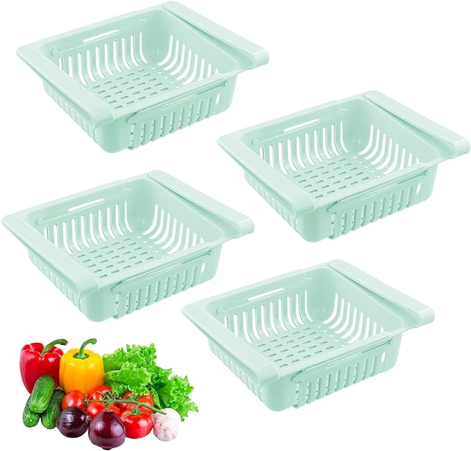 Pack de 4 Organizadores de almacenamiento de cocina